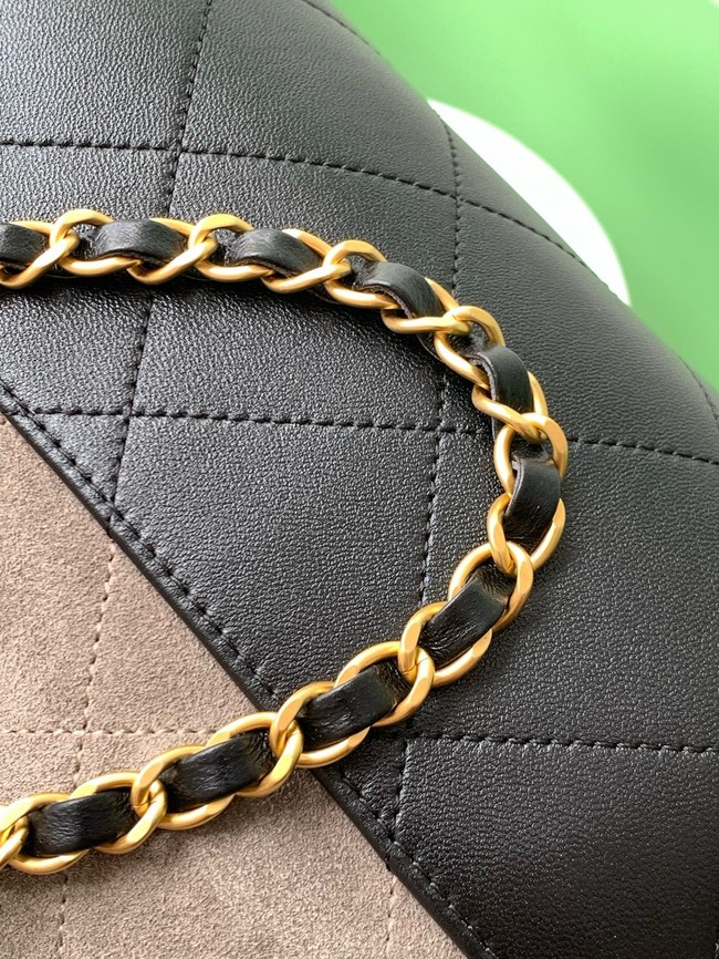 CHANEL Shopping Bag AS5657 gray & Black