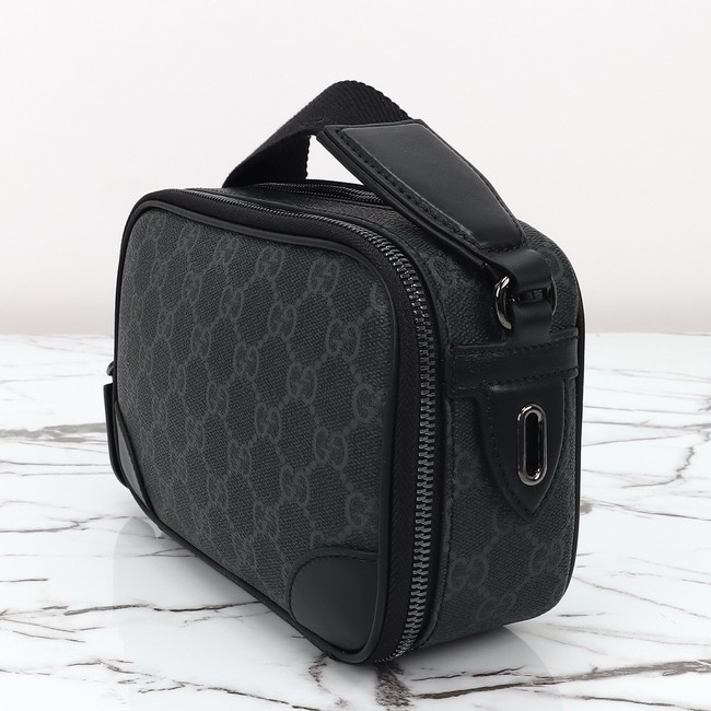 GUCCI GG Emblem mini crossbody bag 821217 black