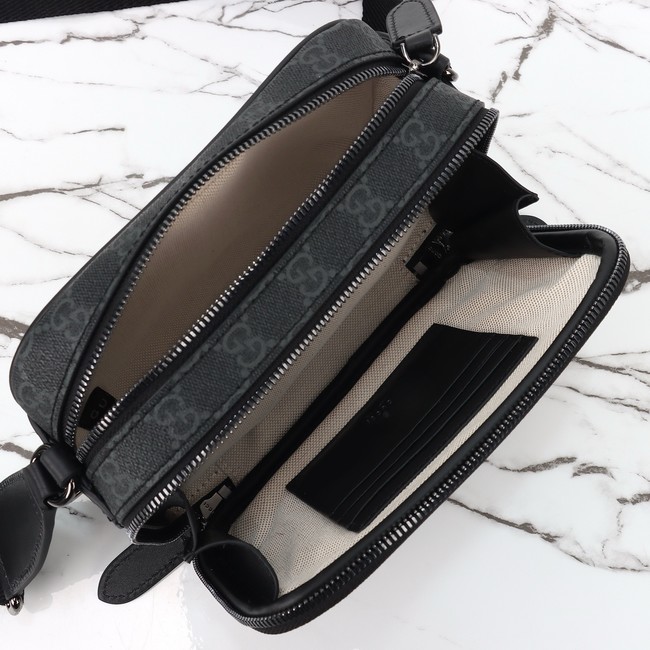 GUCCI GG Emblem mini crossbody bag 821217 black