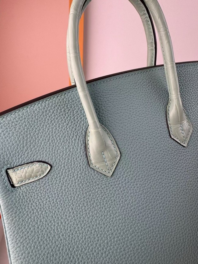 Hermes Birkin Bag Leather Nile crocodile&togo HBK2530-1