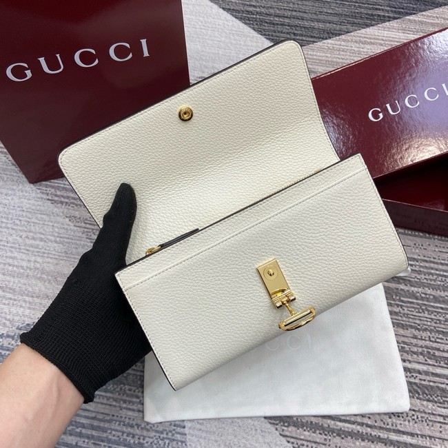 Gucci Softbit continental wallet 828147 white
