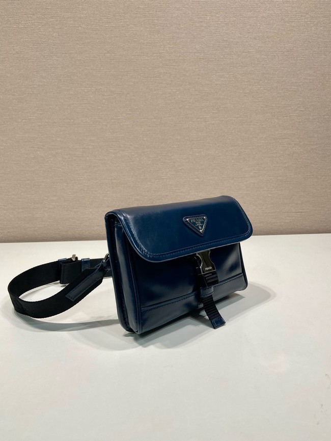 Prada Leather smartphone case 2ZH108 Denim