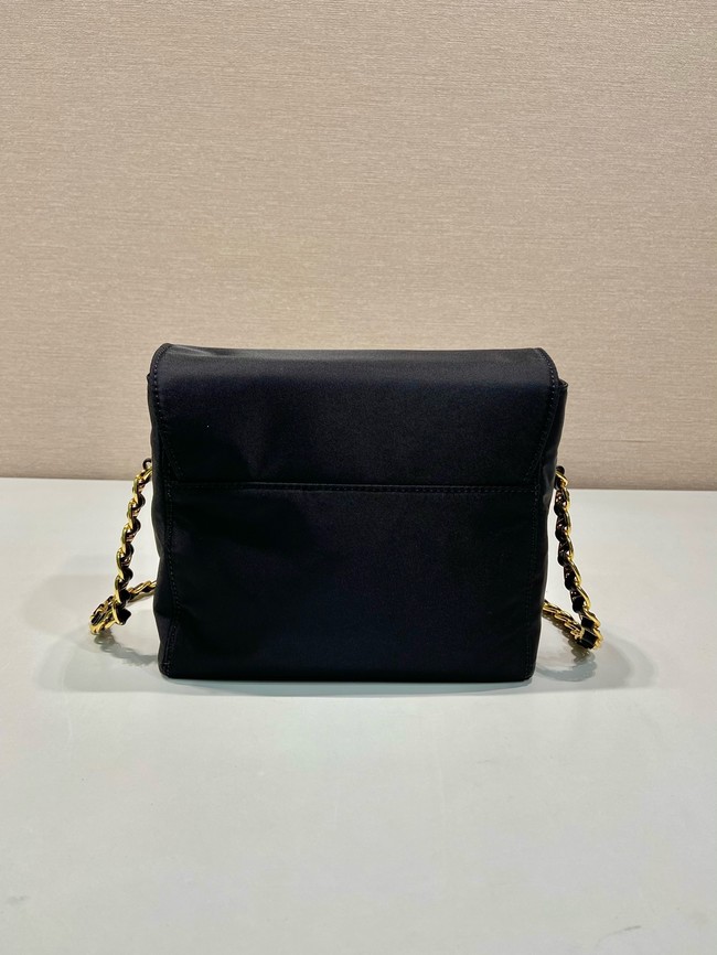 Prada Re-Edition nylon shoulder bag 1BD0648 black