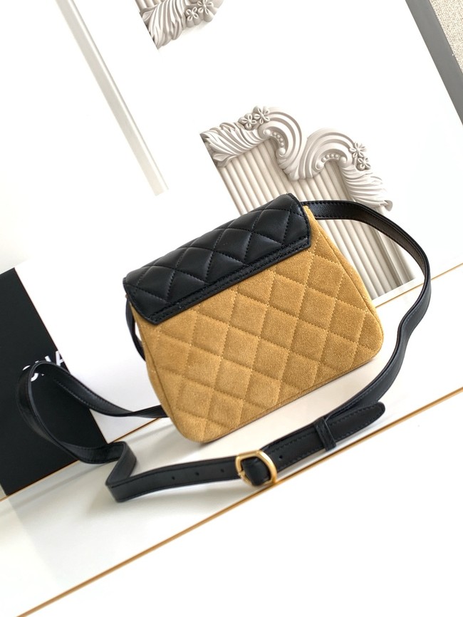 Chanel MINI FLAP BAG AS4679 TAN