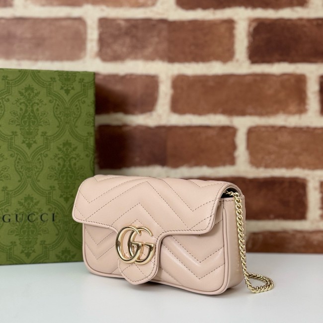 Gucci GG Marmont mini bag 476433 pink