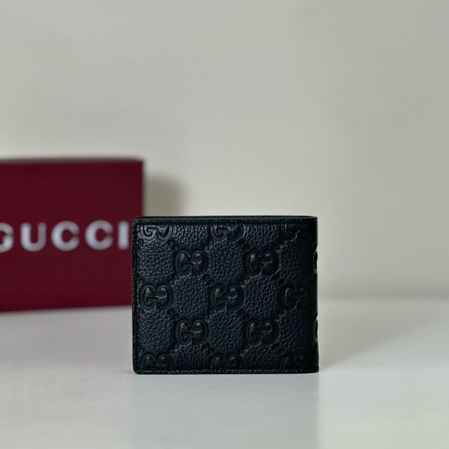 Gucci Imprint bi-fold wallet 835002 black