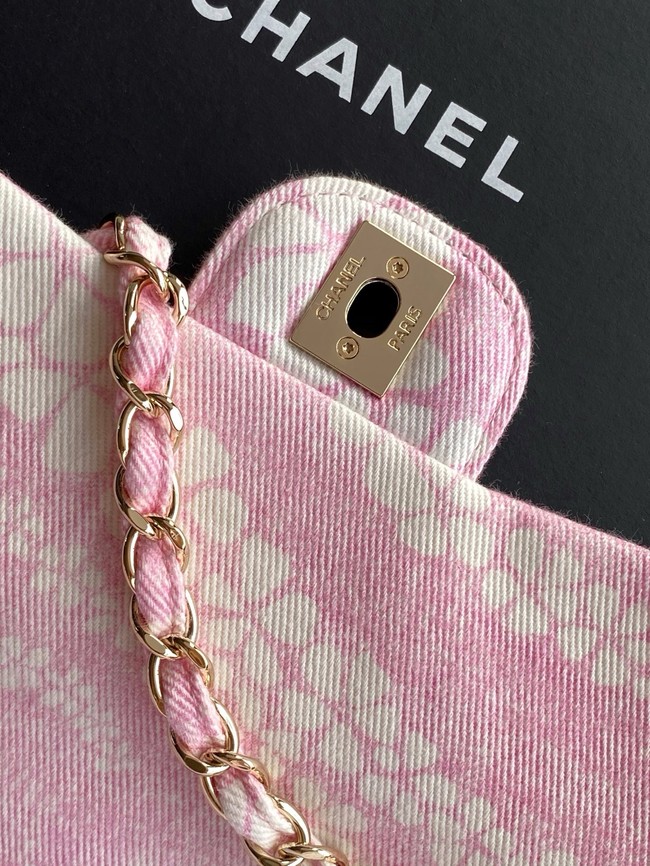 Chanel Flap Bag AS5454 Light Pink & White