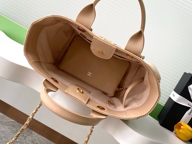 Chanel LARGE SHOPPING BAG Sheepskin A66941 Apricot