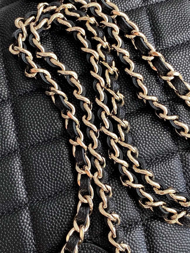 Chanel MINI TOTE BAG Calfskin AS4742 black