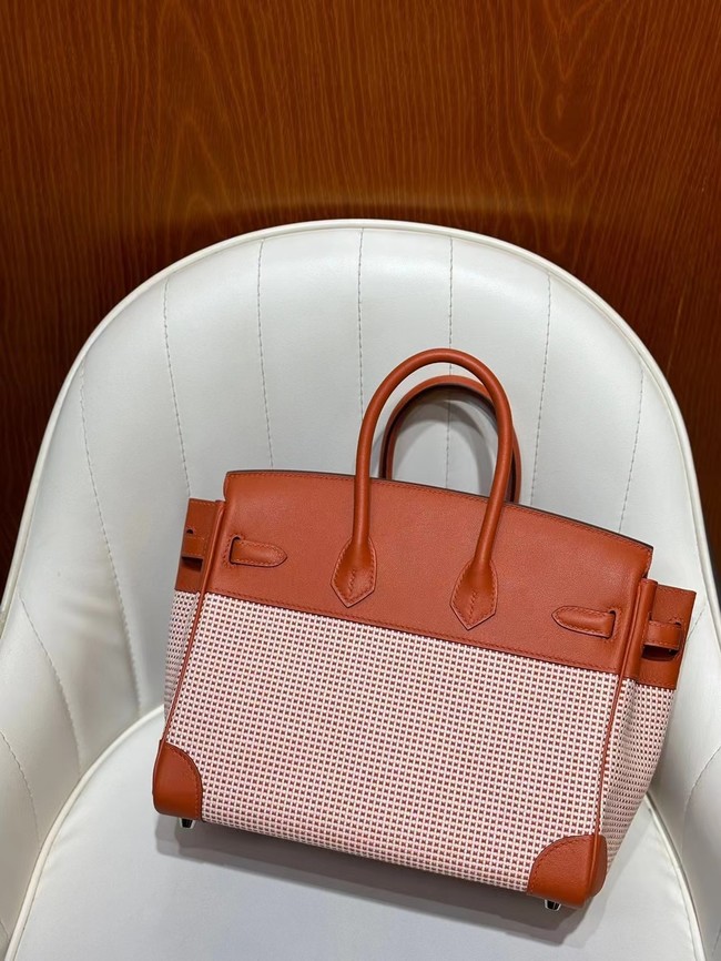 Hermes Birkin Bag togo Leather&Canvas 77886-1 