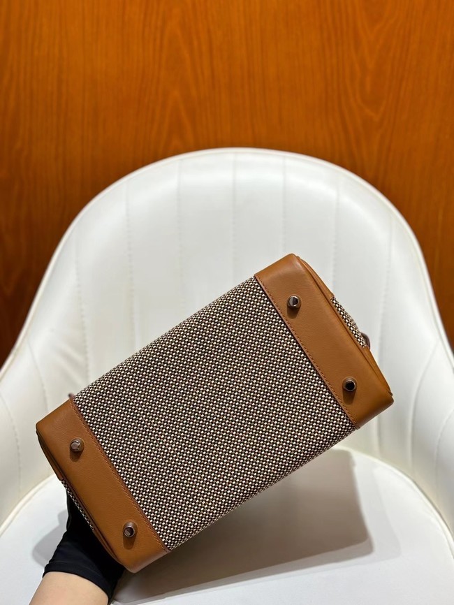 Hermes Birkin Bag togo Leather&Canvas 77886-4