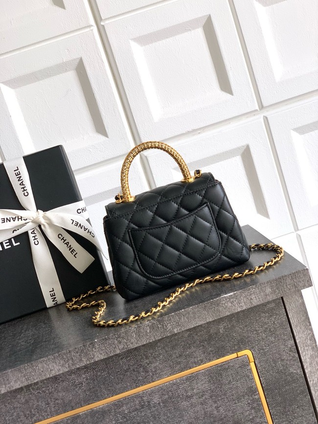 Chanel MINI FLAP BAG WITH TOP HANDLE AS2215-20
