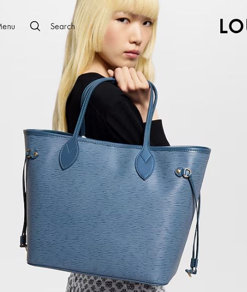 Louis Vuitton Neverfull MM M14856 Denim Blue