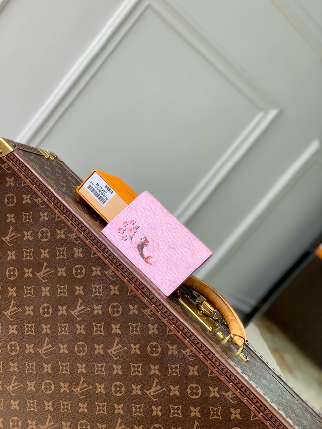 Louis Vuitton NEW Passport Cover M25968 Pink