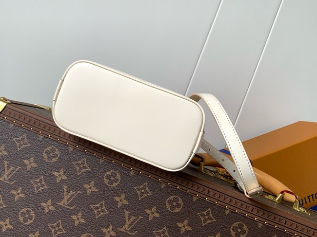Louis Vuitton Alma Mini LV&I CUSTOMIZABLE M81945 Quartz White