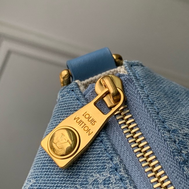 Louis Vuitton Pochette Accessories XL N00204 Denim Blue