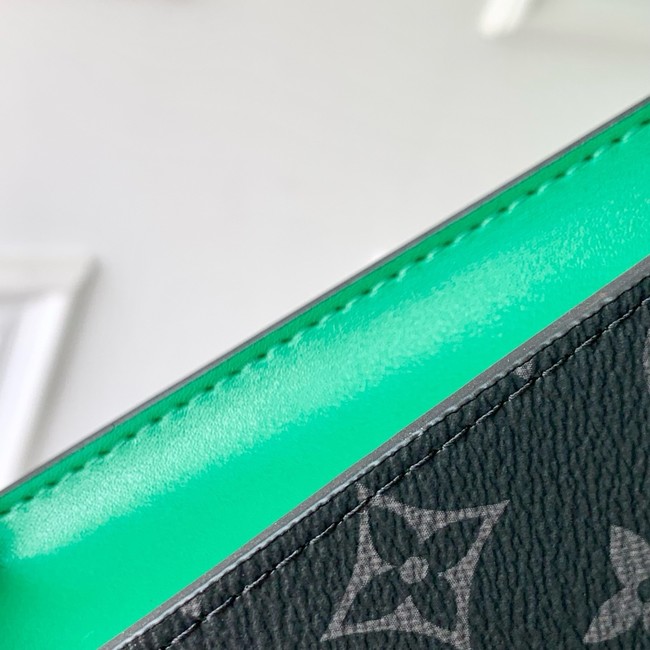 Louis Vuitton Pochette Voyage MM M26031 black&green