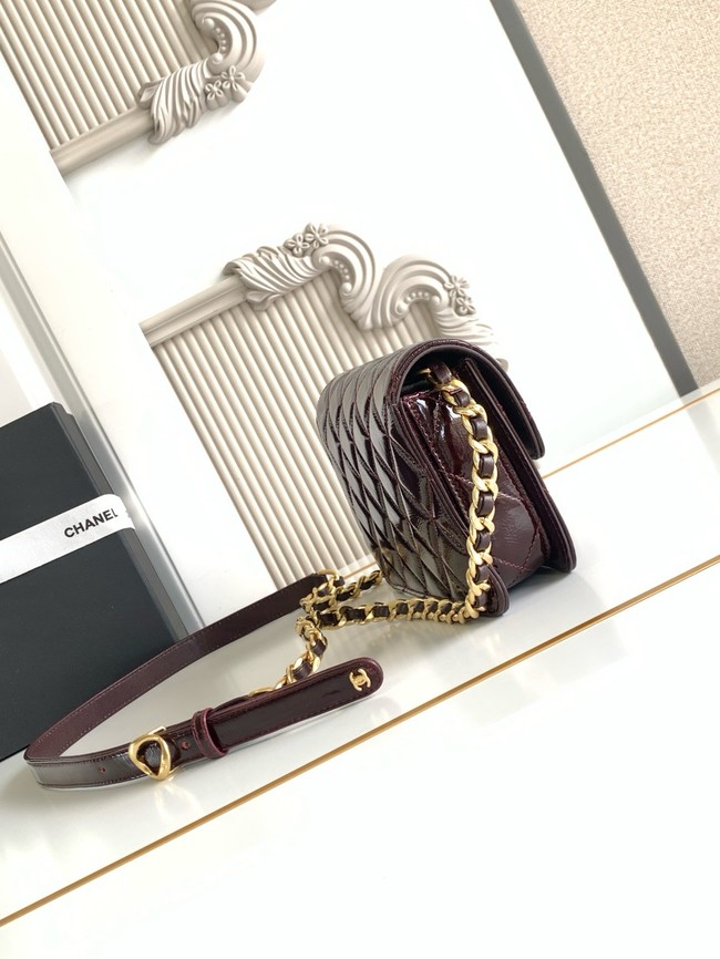 CHANEL Mini Flap Bag AS5618 Dark Brown