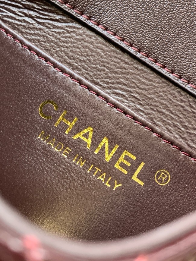 CHANEL Mini Flap Bag AS5618 Dark Brown