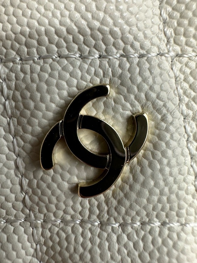 Chanel MINI Shoulder Bag Calfskin AS4386 Cream