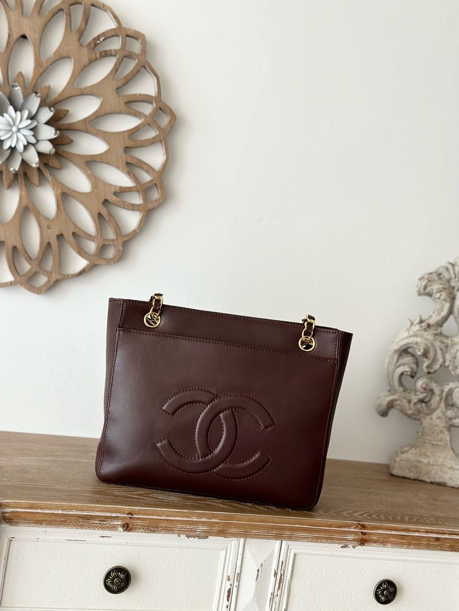 Chanel Small Shoulder Bag A2214 burgundy