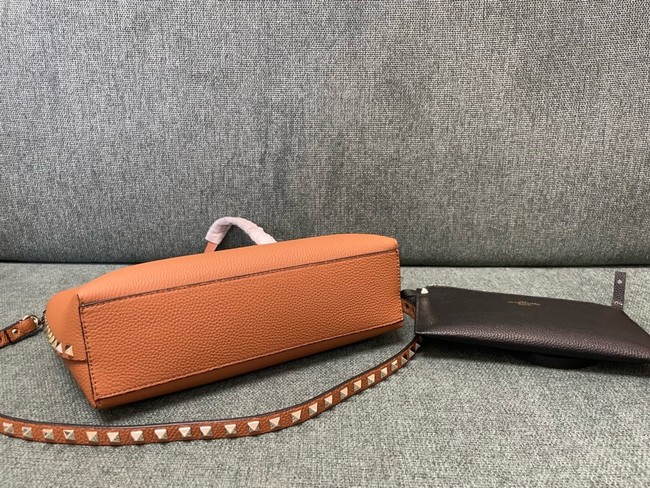 VALENTINO VLOGO calfskin Shoulder Bag 0001 tan