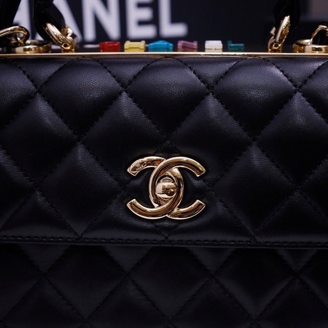 CHANEL mini Flap Bag With Top Handle 4654-2