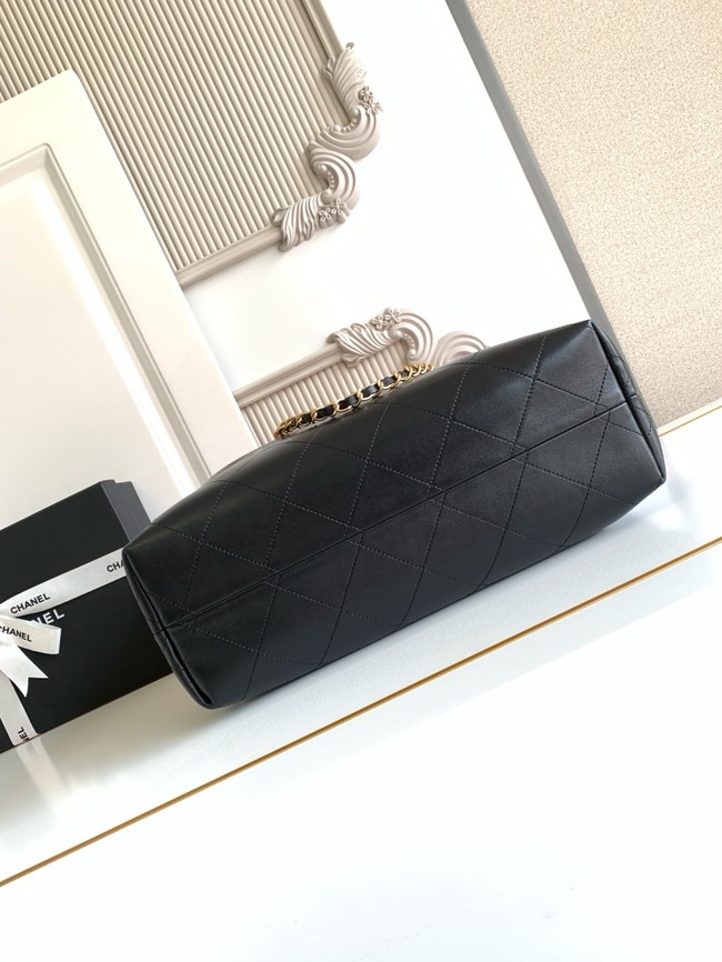 CHANEL Shopping Bag AS5434 black&pink