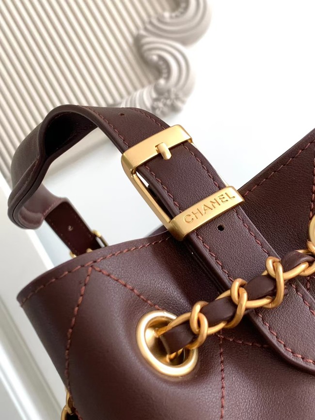 CHANEL Shopping Bag AS5434 burgundy