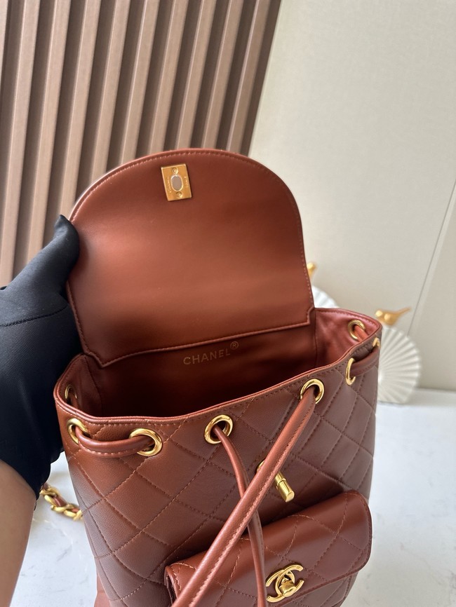 CHANEL BACKPACK A2210 tan