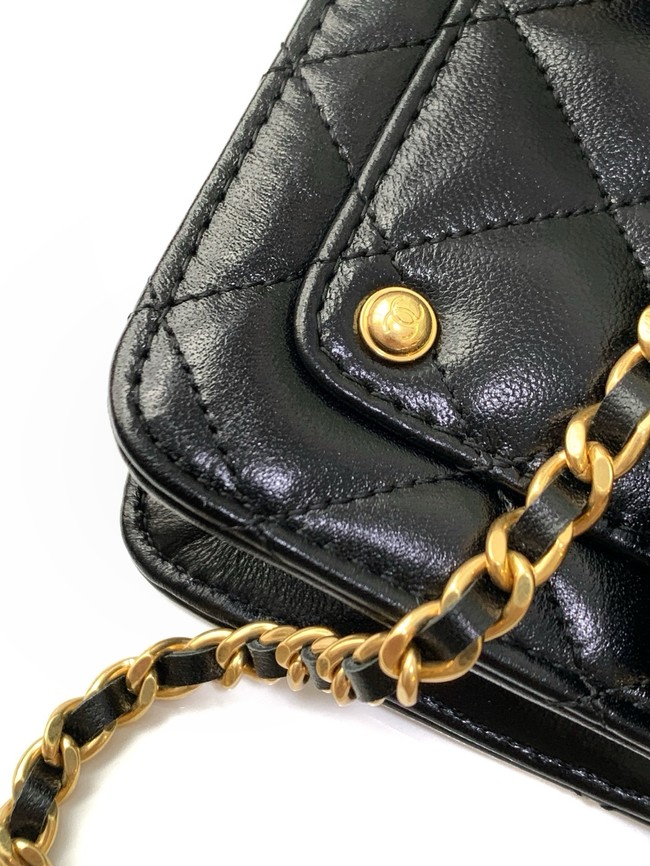 Chanel Wallet On Chain AP4674 black