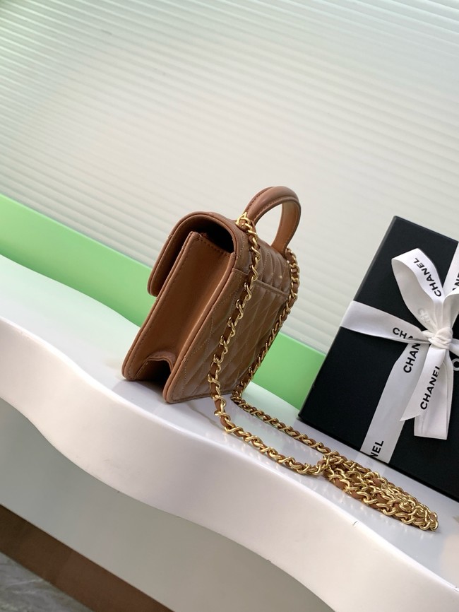 Chanel Wallet On Chain AP4674 brown