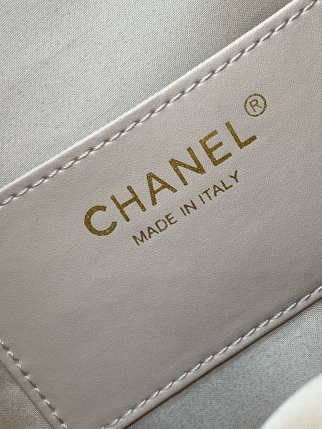 CHANEL 25 Medium Handbag AS5311 Dark Beige