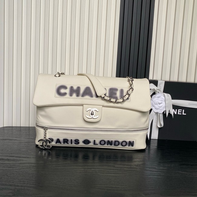 CHANEL Lambskin Shoulder Bags 9902 white&black