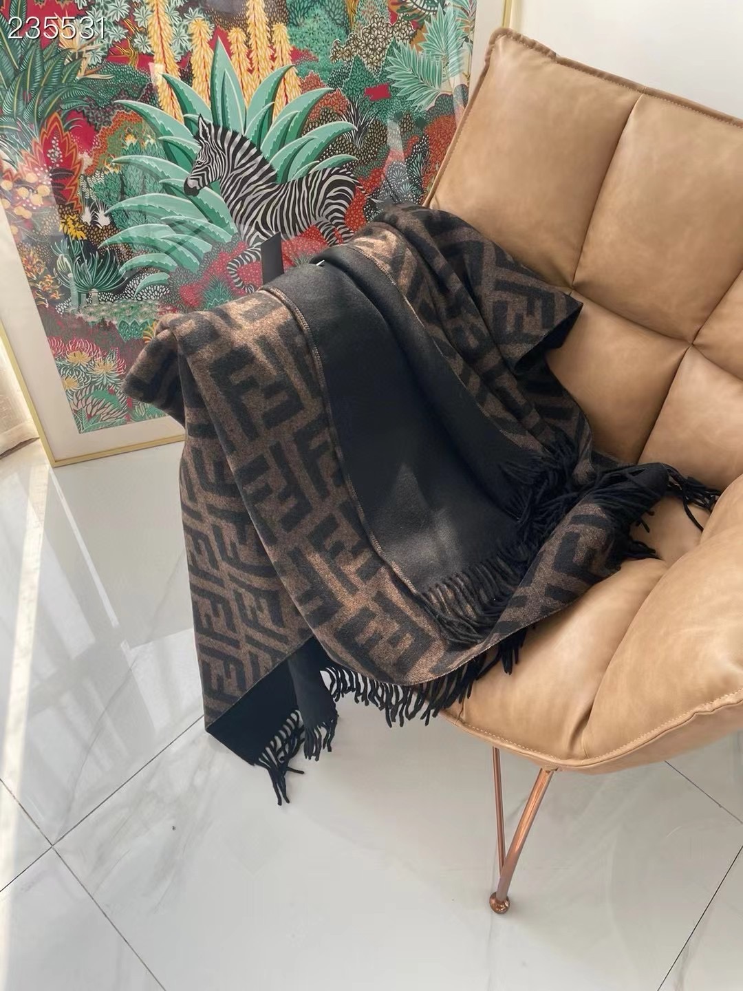 Fendi Cape Double-sided cashmere FDC35915