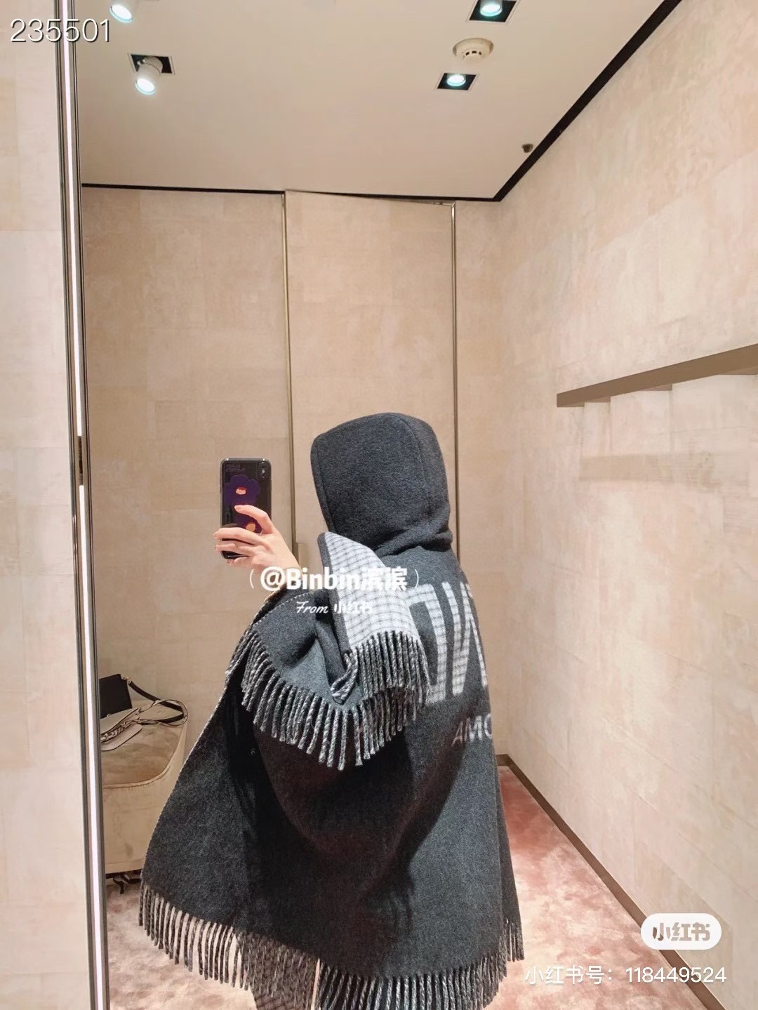 Fendi Cape Double-sided cashmere FDC35920