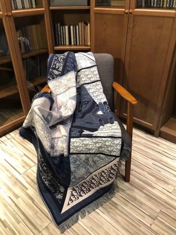 Dior Oblique Poncho Cashmere 21DOB9