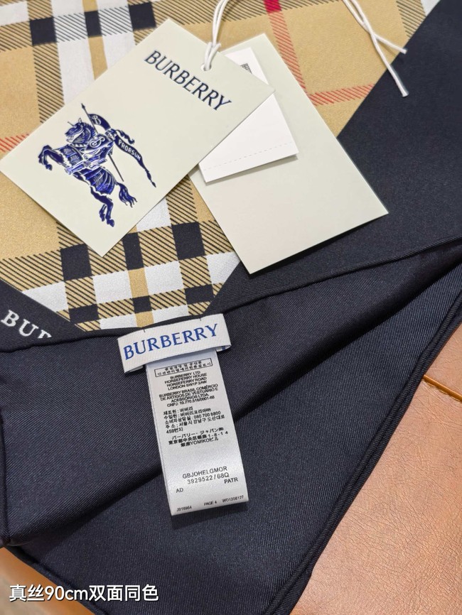 Burberry Square Scarf Silk Jacquard XT275