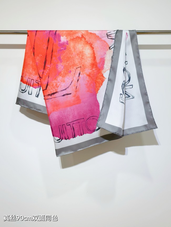 Louis Vuitton Square Scarf Silk Jacquard XT277