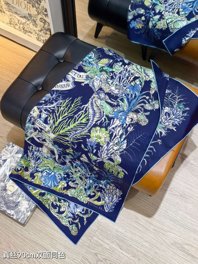 Dior Shawl Cashmere and Silk Jacquard KY092