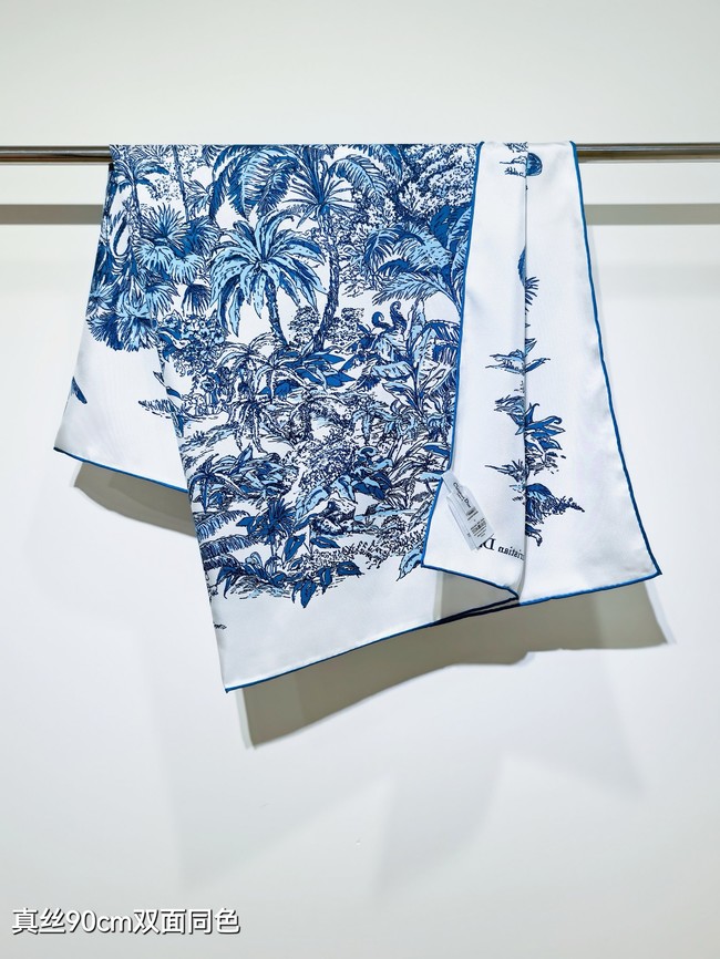 Dior Silk Twill Square Scarf KY076