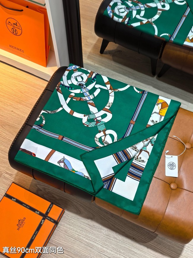 Hermes Shawl Cashmere and Silk Jacquard KY097