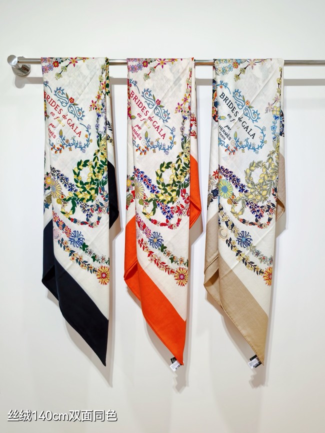 Hermes Shawl Cashmere and Silk KY137