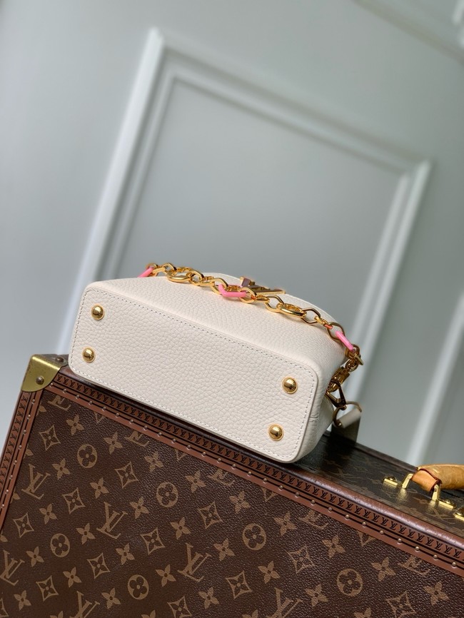 Louis Vuitton Capucines Mini M25497 Quartz White
