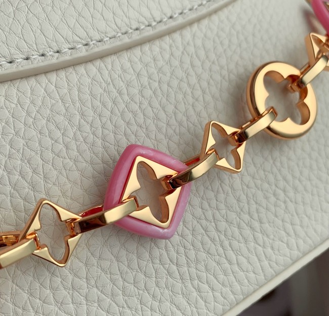 Louis Vuitton Capucines Mini M25497 Quartz White