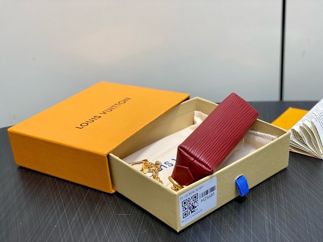Louis Vuitton NEW Cosmetic Lipstick Pouch M25694 burgundy