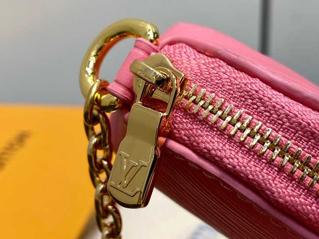 Louis Vuitton NEW Cosmetic Lipstick Pouch M25694 pink