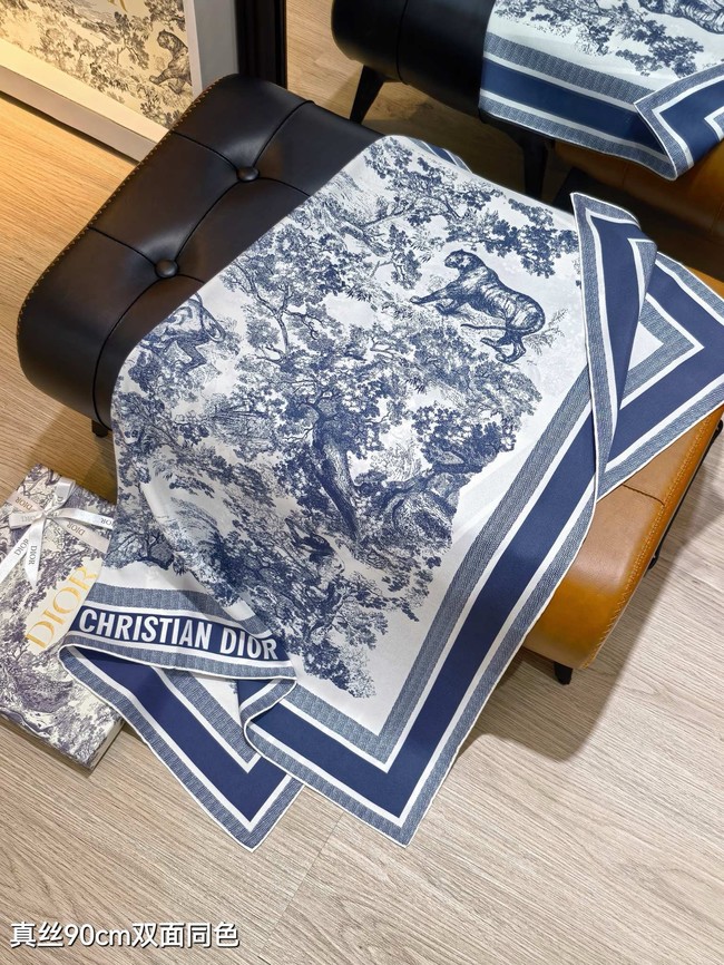 Dior 90 Square Scarf Silk Twill KY150
