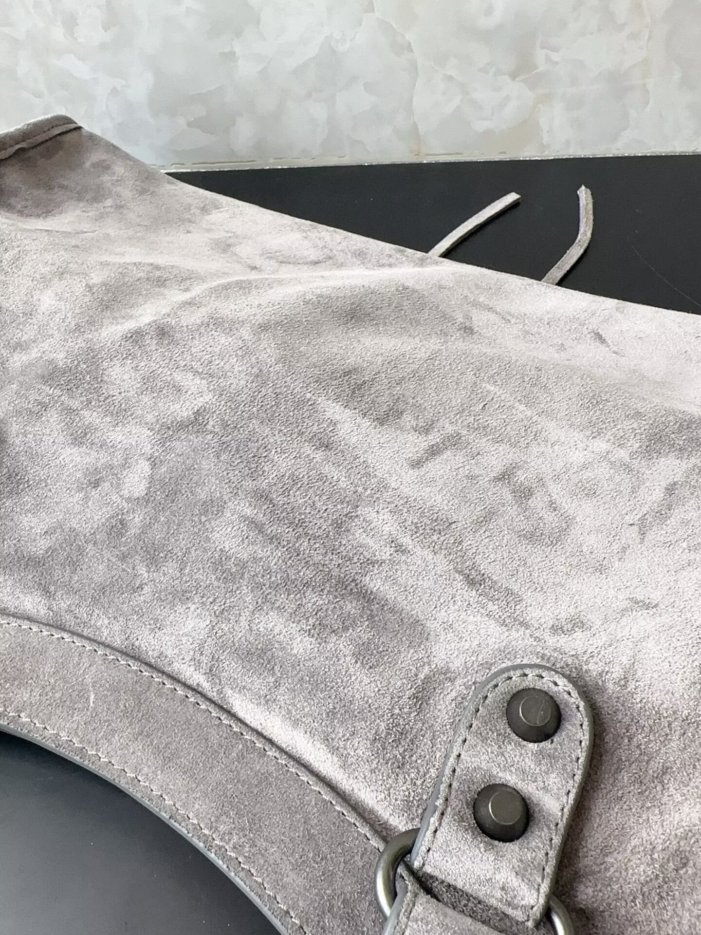 Balenciaga Le City Top Handle Bag B530 Gray