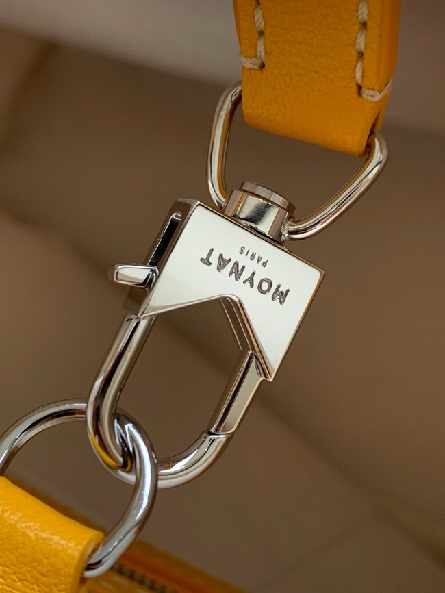 Goyard Calfskin Leather Tote Bag GM 3365 yellow